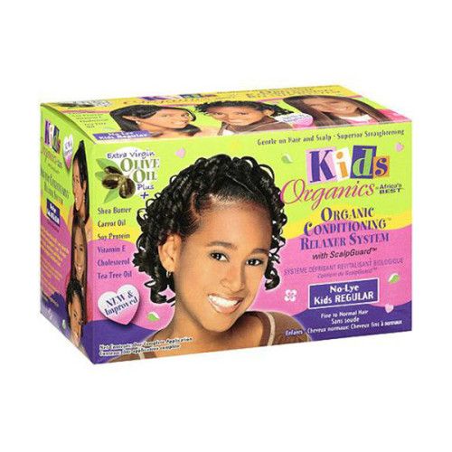 kit défrisage regular pour enfant - africa's best kids organics cosmétiques