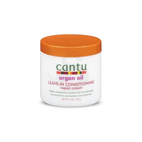 conditionneur réparateur sans rinçage à l'huile d'argan - cantu - 453 g cosmétiques