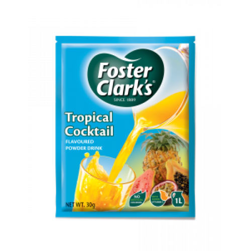bevanda istantanea tropical cocktail - foster clark's - confezione 12x30g drink