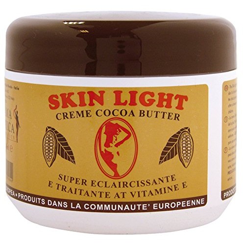 crema schiarente skin light con burro di cacao - mama africa cosmetics - 450ml cosmetic